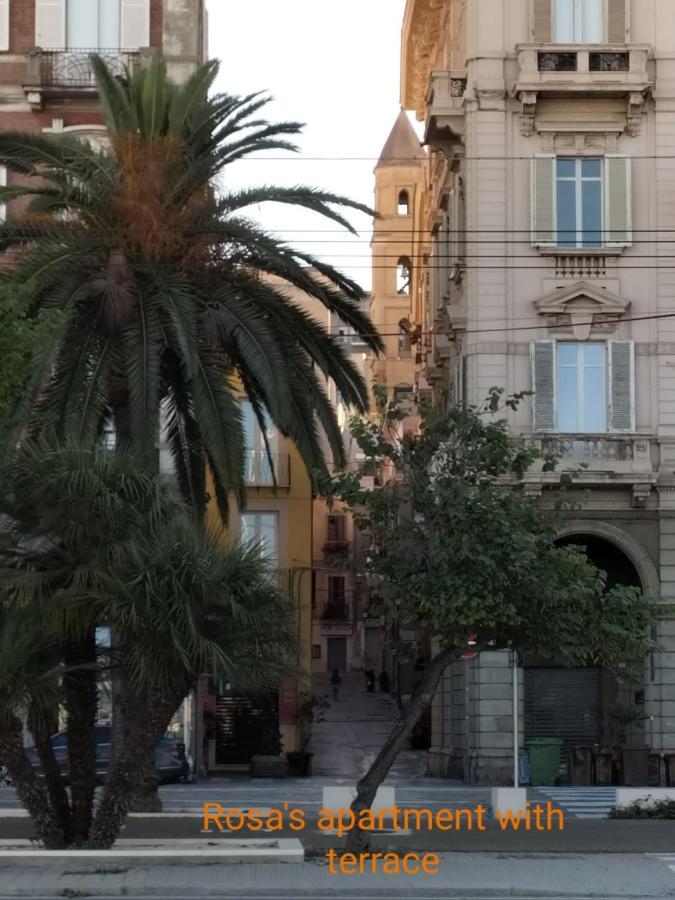 Rosa'S Apartment With Terrace Cagliari Eksteriør billede